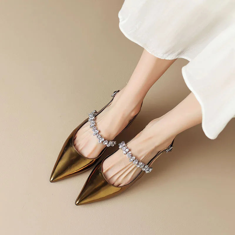 Aurora Rhinestone - Kitten Heels CASA LARO