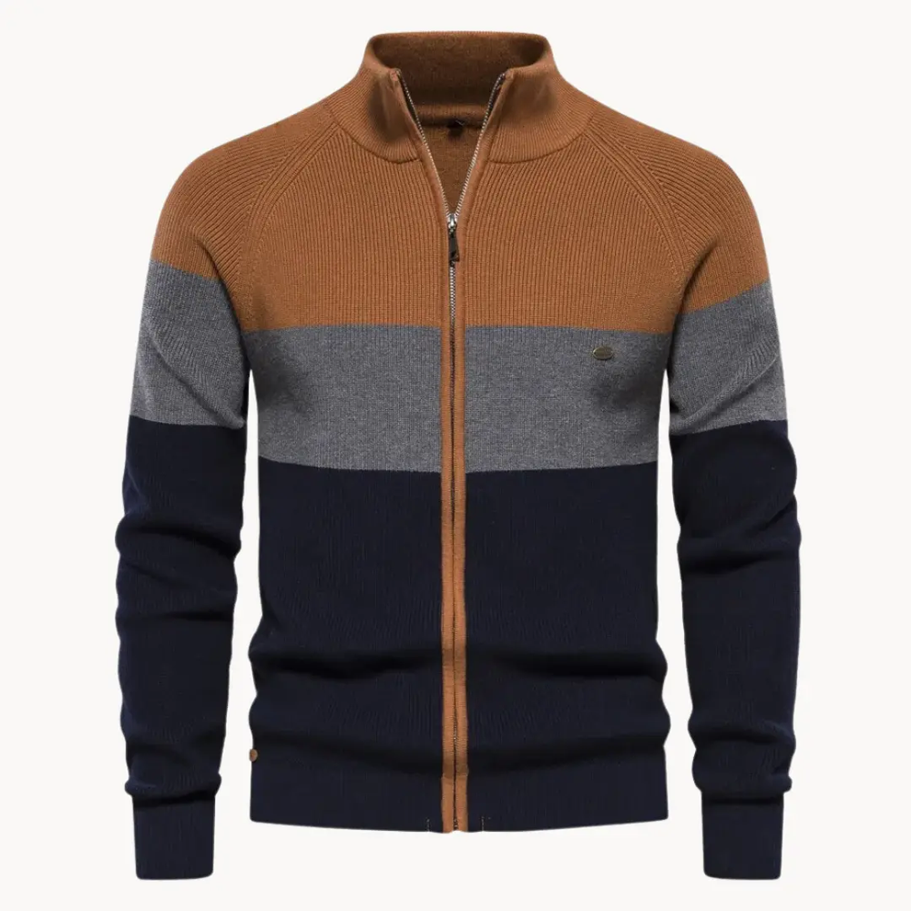 Autumn Zip-Front Knit - Cardigan CASA LARO
