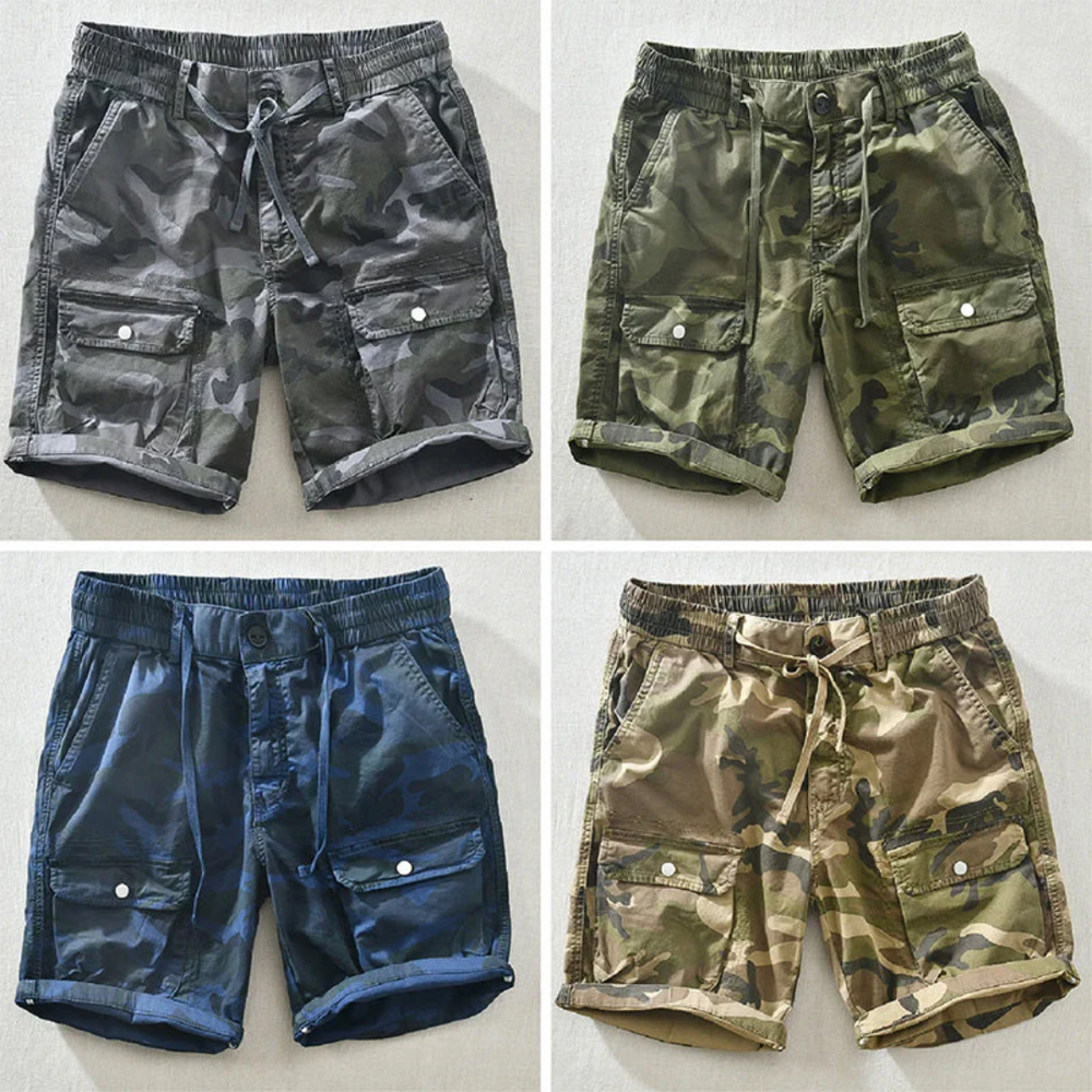 Barcelona Camouflage Print - Shorts CASA LARO MEN