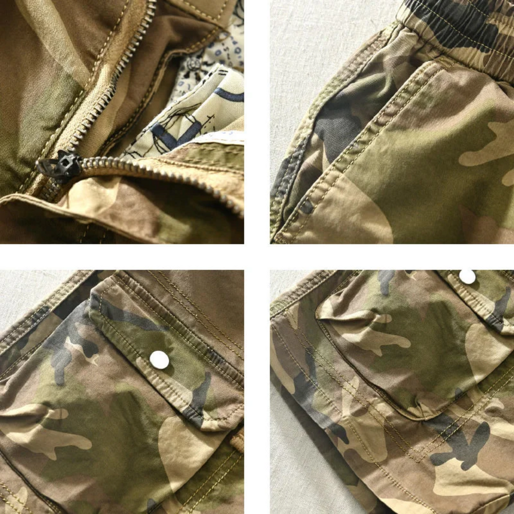 Barcelona Camouflage Print - Shorts CASA LARO MEN