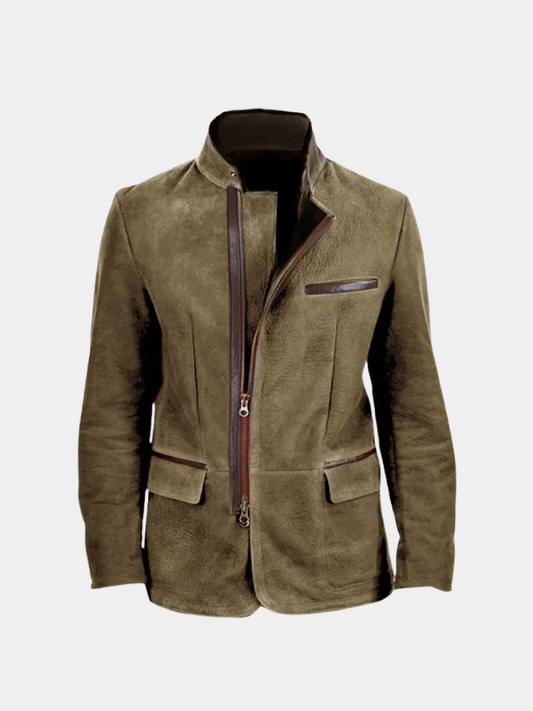 Bearstone Suede Field Coat - Casa  Laro CASA LARO