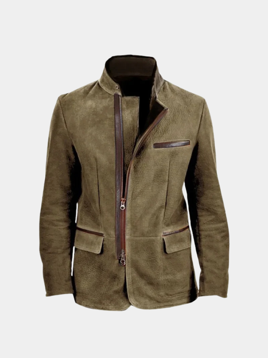 Bearstone Suede Field Coat - Casa  Laro CASA LARO