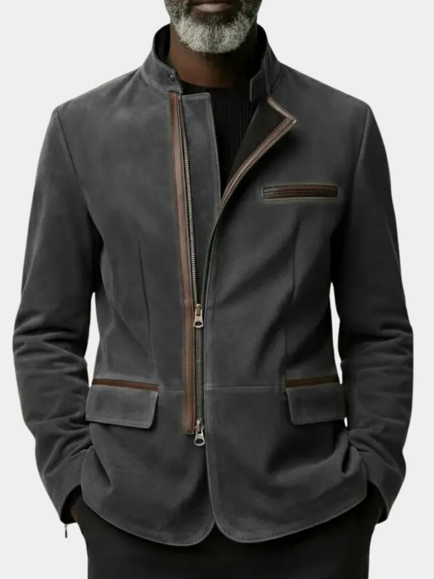 Bearstone Suede Field Coat - Casa  Laro CASA LARO