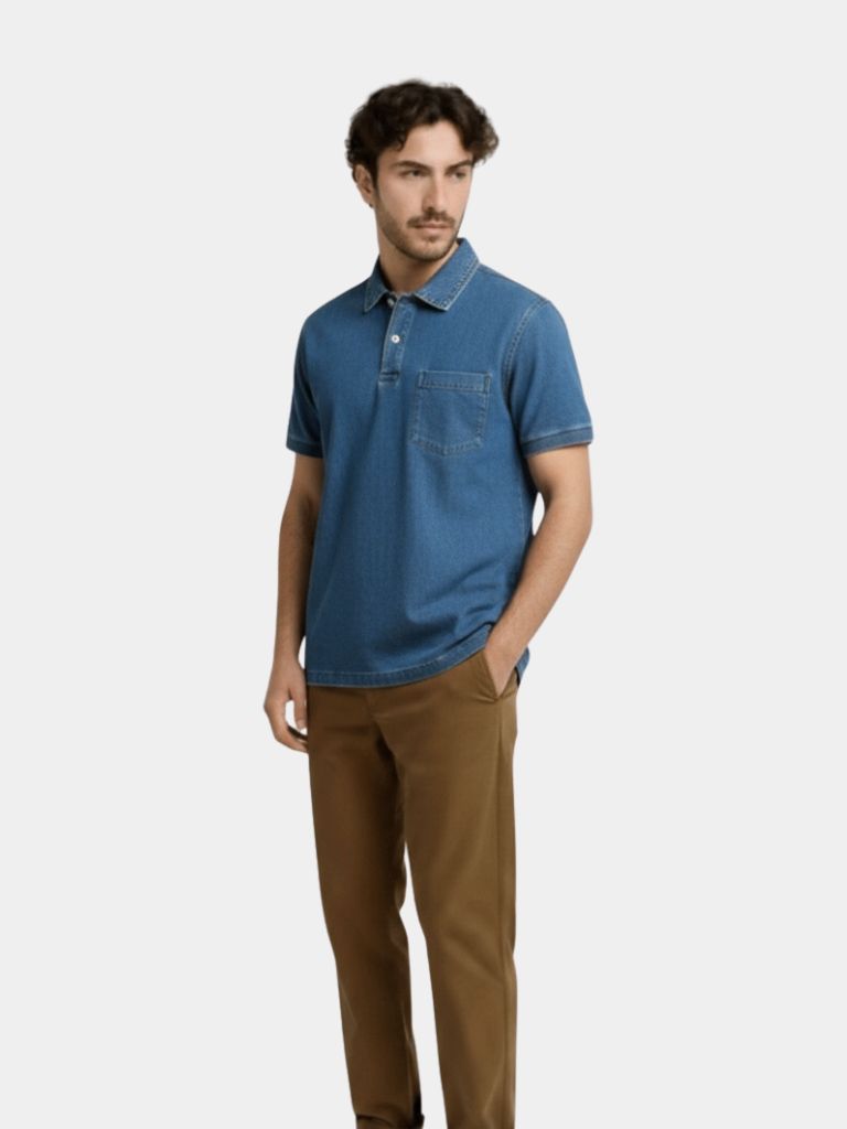 Bethlehem Blues Polo Shirt – Casa  Laro CASA LARO
