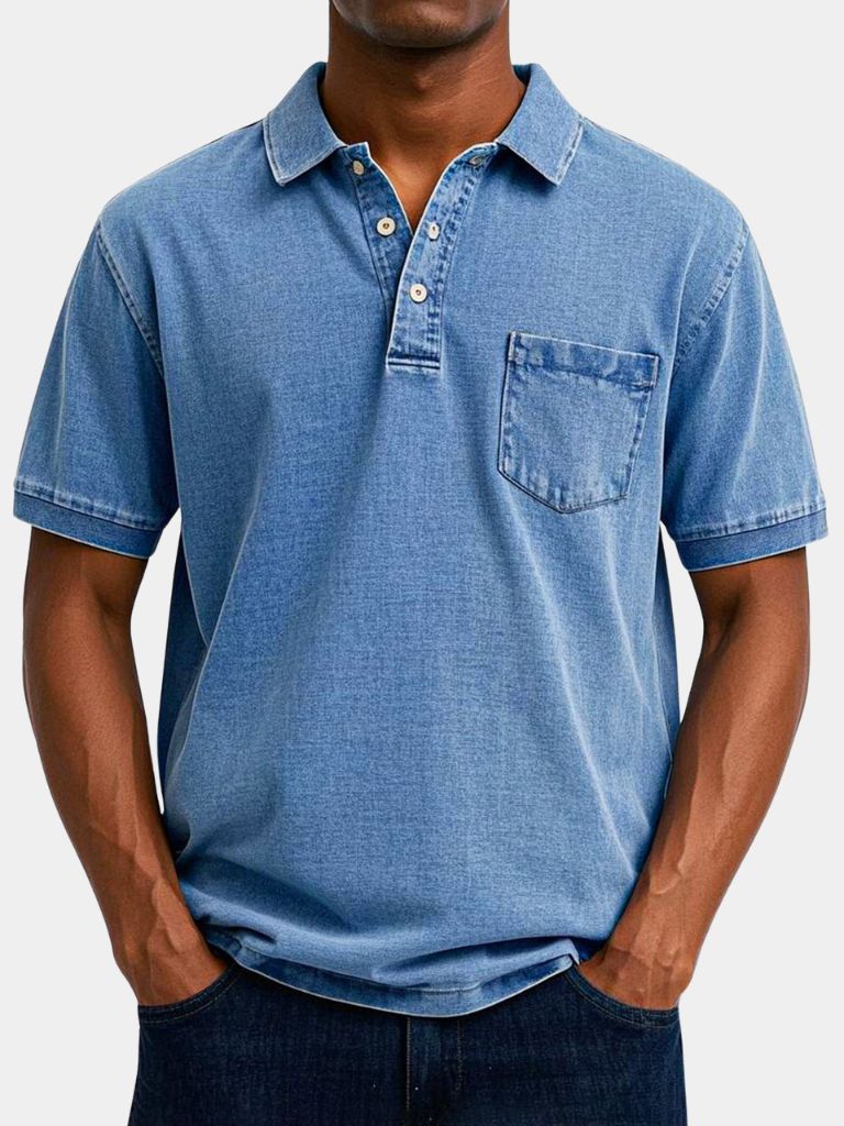 Bethlehem Blues Polo Shirt – Casa  Laro CASA LARO