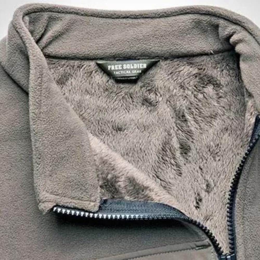 Black Tactical Fleece - Jacket CASA LARO MEN