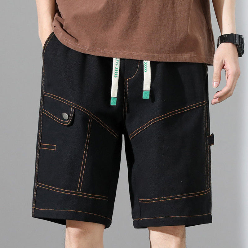Bordeaux Canvas Utility - Shorts CASA LARO MEN