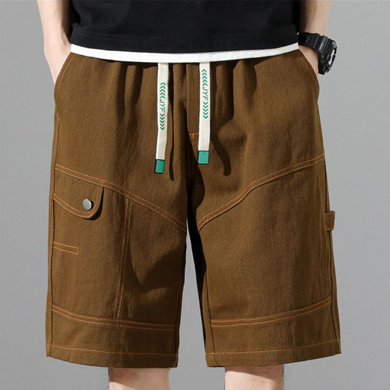 Bordeaux Canvas Utility - Shorts CASA LARO MEN