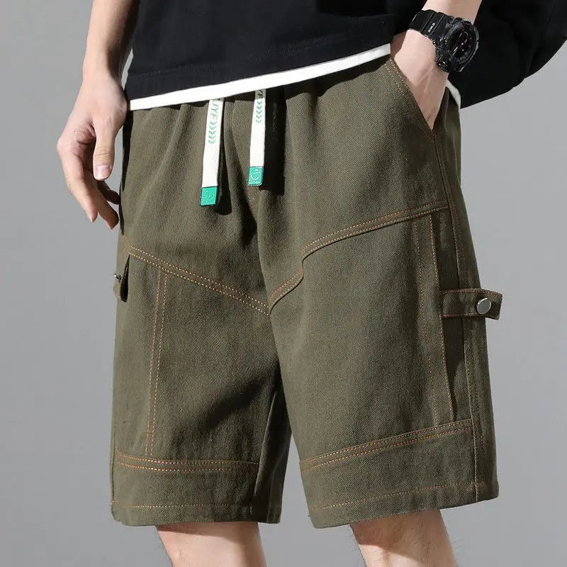 Bordeaux Canvas Utility - Shorts CASA LARO MEN