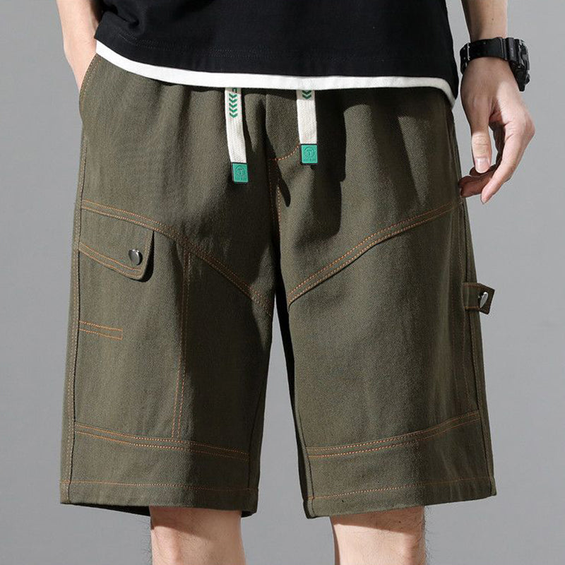 Bordeaux Canvas Utility - Shorts CASA LARO MEN