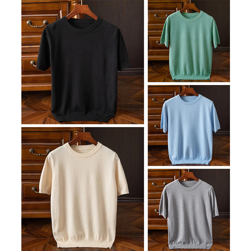 Bordeaux Cashmere - T-Shirt CASA LARO MEN