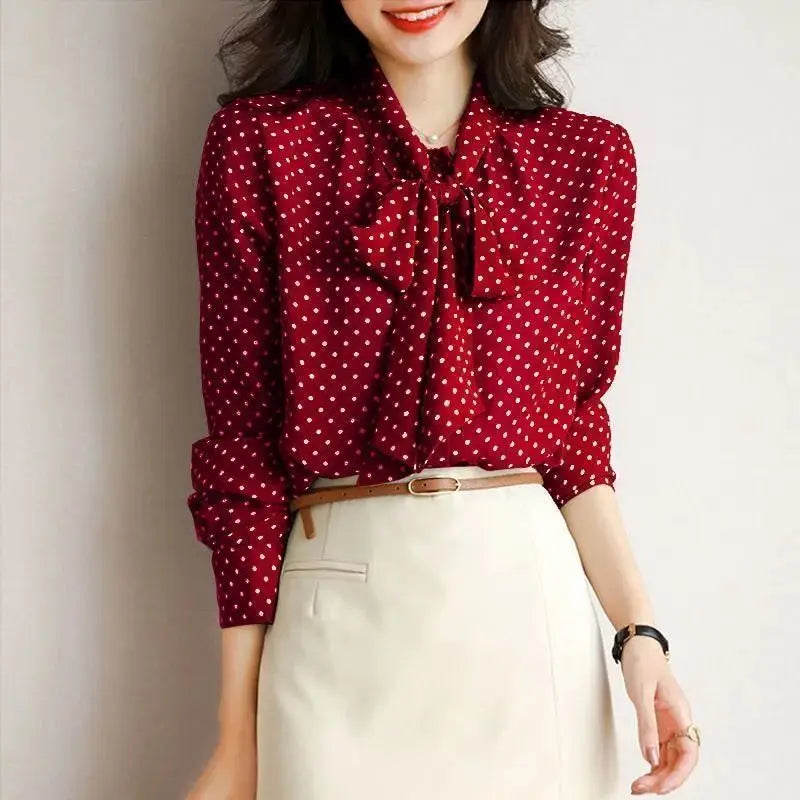 Bow Tie Neck - Blouse CASA LARO