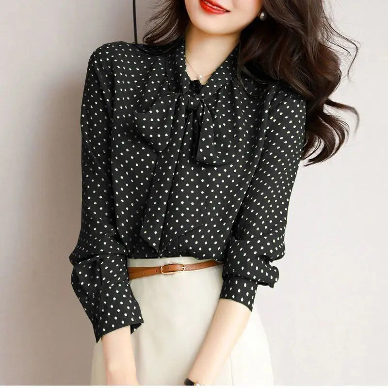 Bow Tie Neck - Blouse CASA LARO