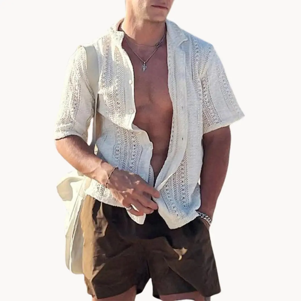Breathable Cabana Mesh - T-Shirt CASA LARO