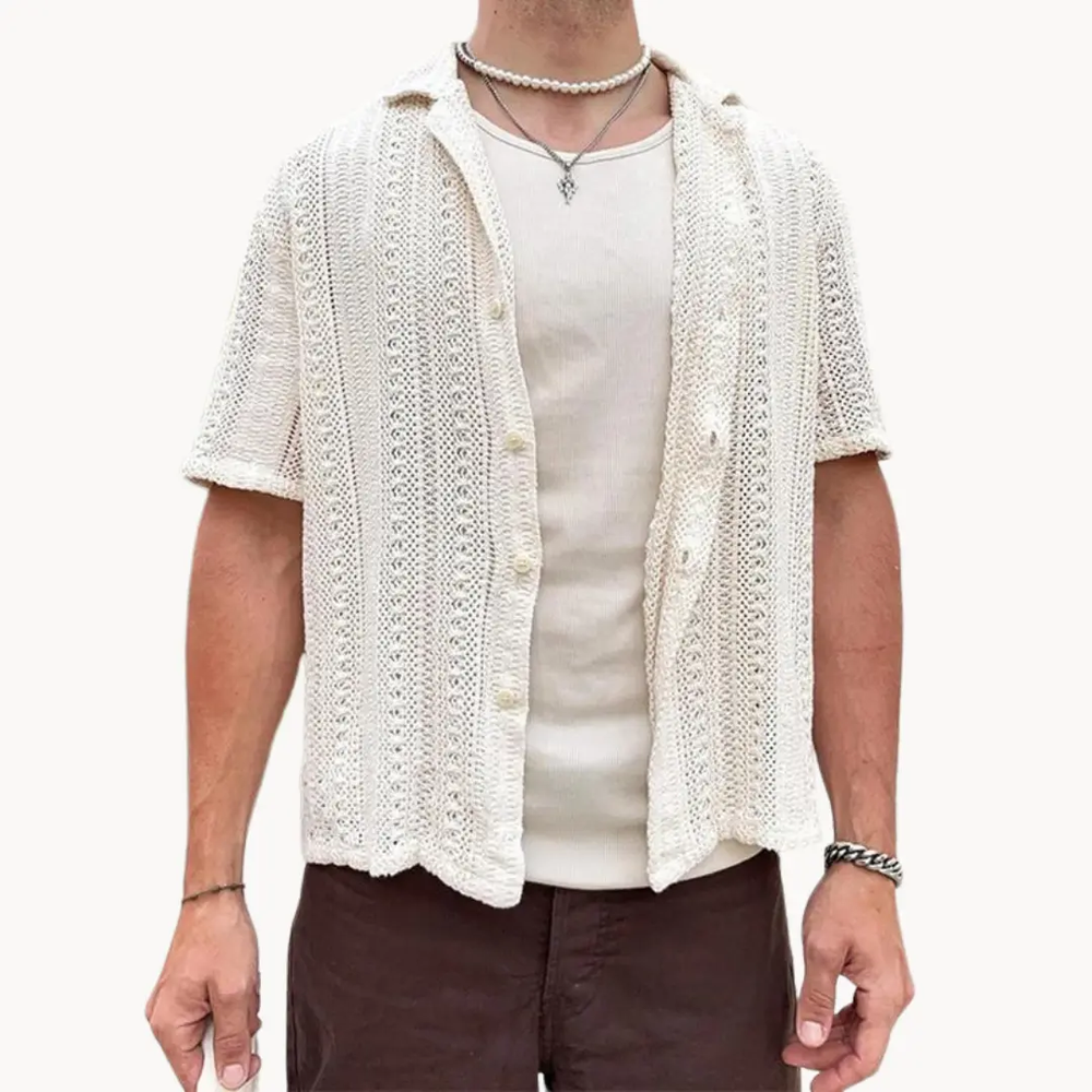 Breathable Cabana Mesh - T-Shirt CASA LARO