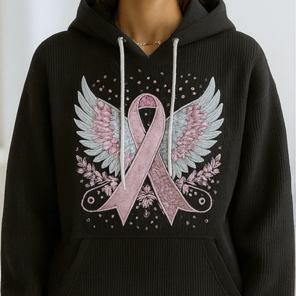 Briana - Sweater with Breast Cancer Ribbon CASA LARO WOMEN