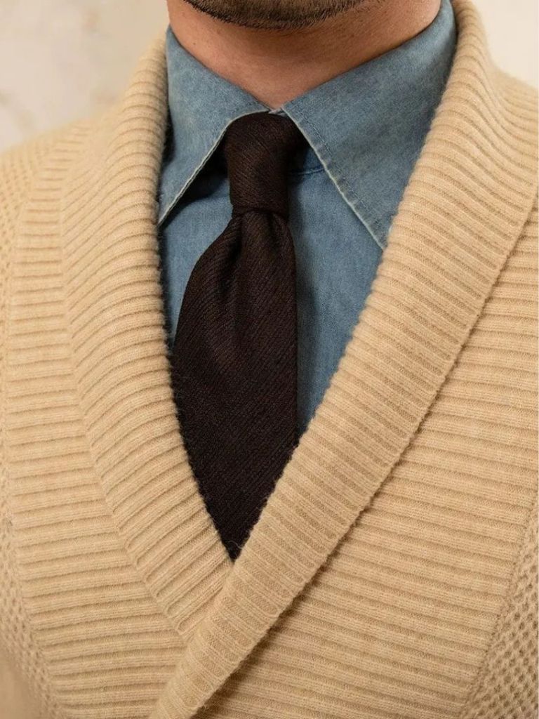 British Elegant Knit Cardigan - Casa  Laro CASA LARO