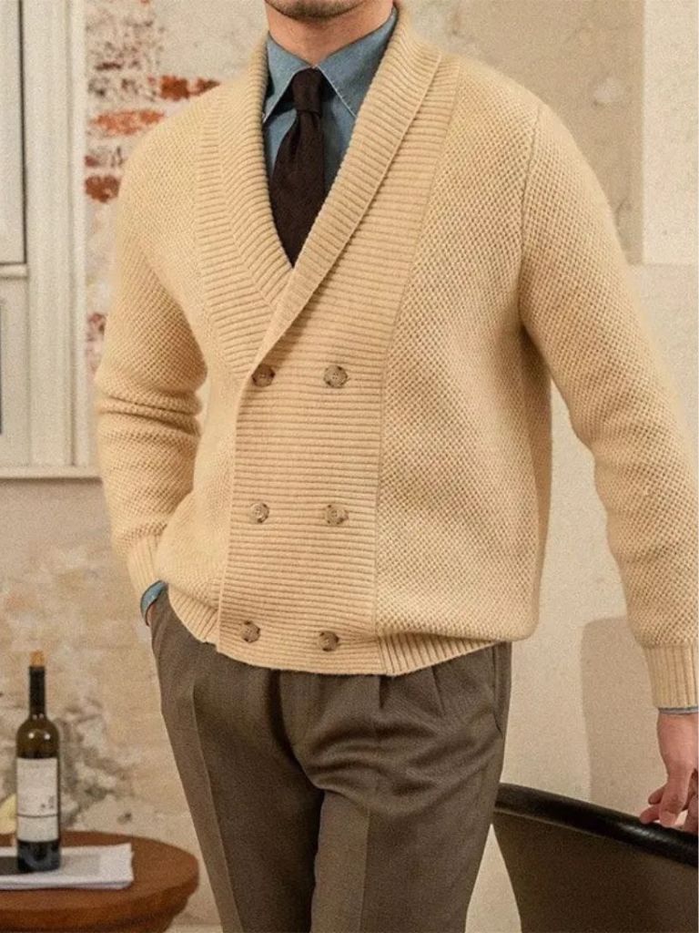 British Elegant Knit Cardigan - Casa  Laro CASA LARO