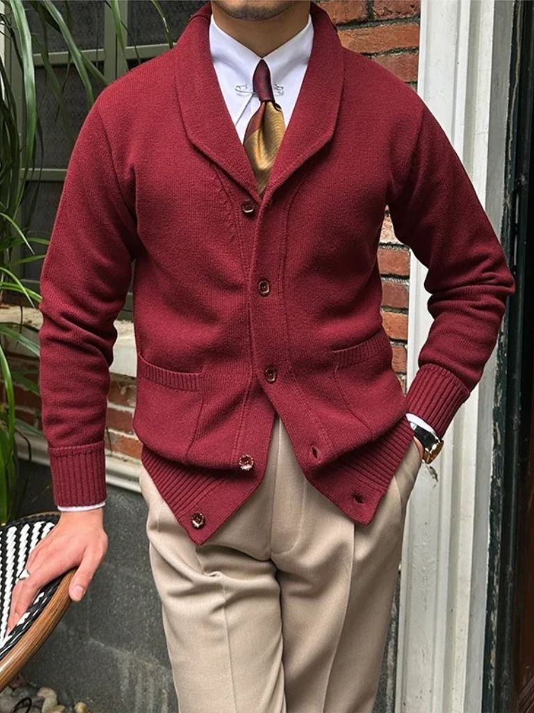 British Knit Cardigan - Casa  Laro CASA LARO