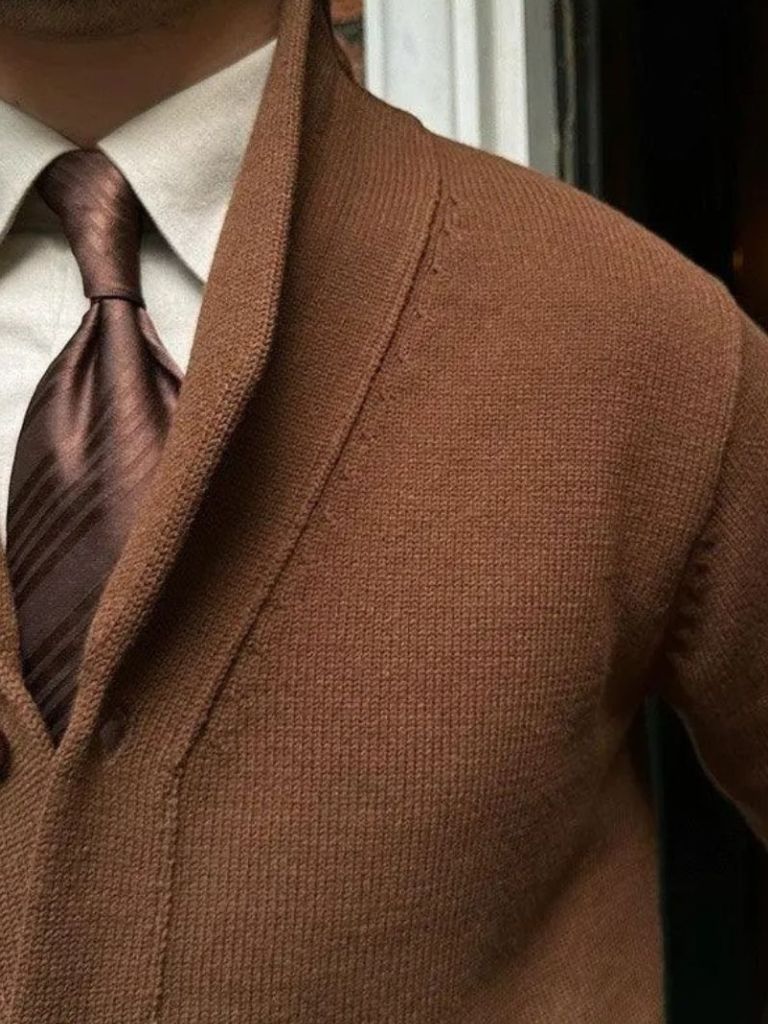 British Knit Cardigan - Casa  Laro CASA LARO