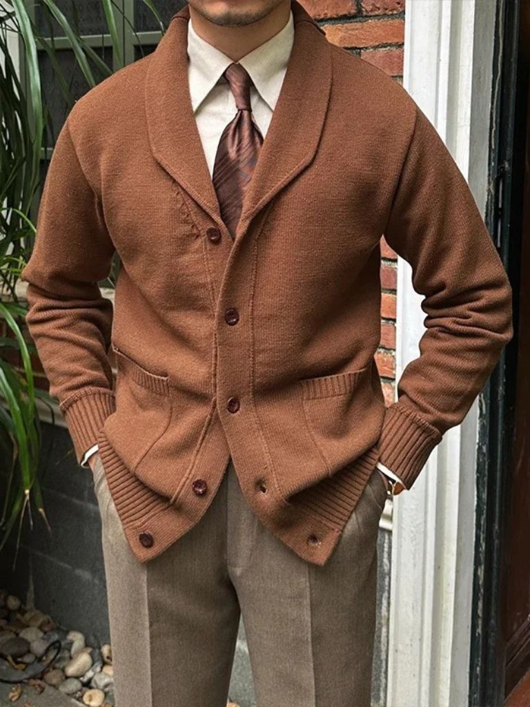 British Knit Cardigan - Casa  Laro CASA LARO
