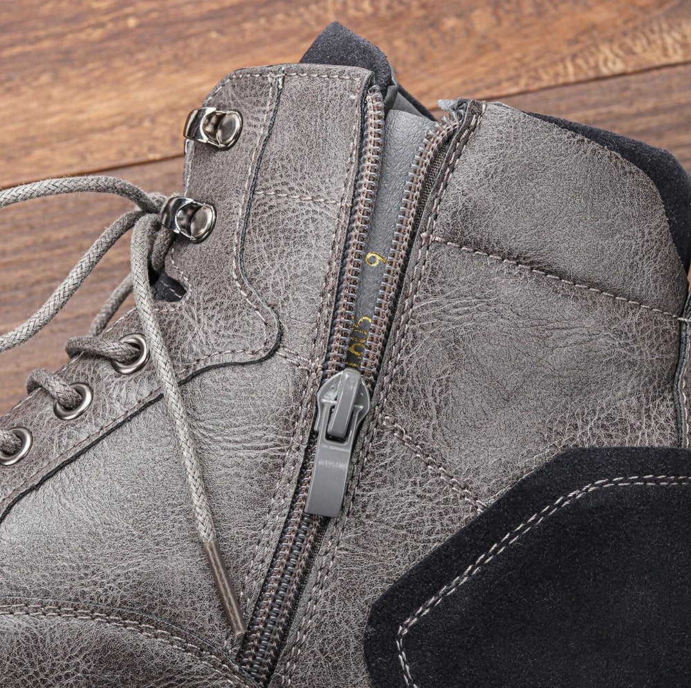 Brown Rugged Leather Western - Boots CASA LARO MEN