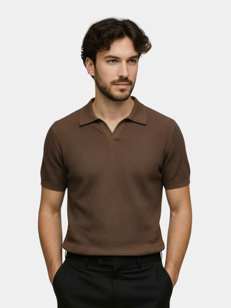 Brownstone Polo Shirt – Casa  Laro CASA LARO