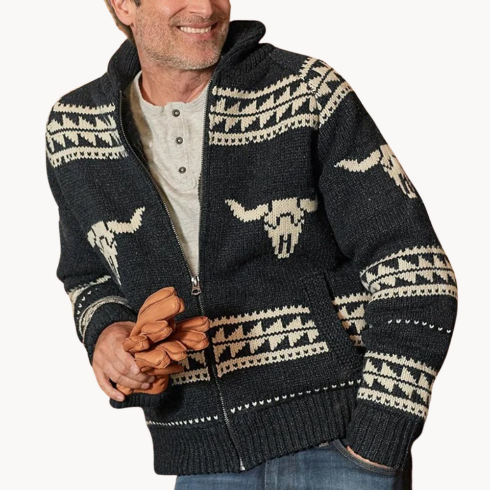 Buffalo Plaid Knit - Jacket CASA LARO MEN