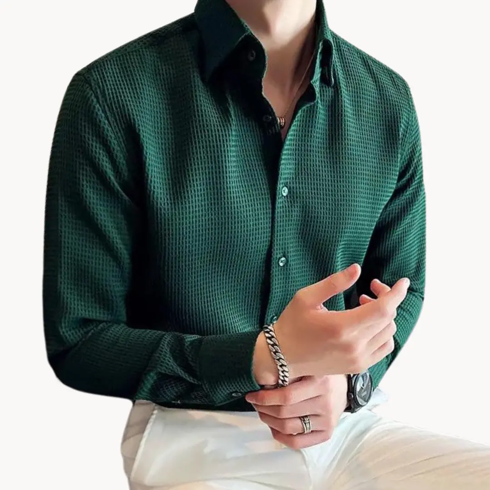 Button-Front Long Sleeve - Shirt CASA LARO