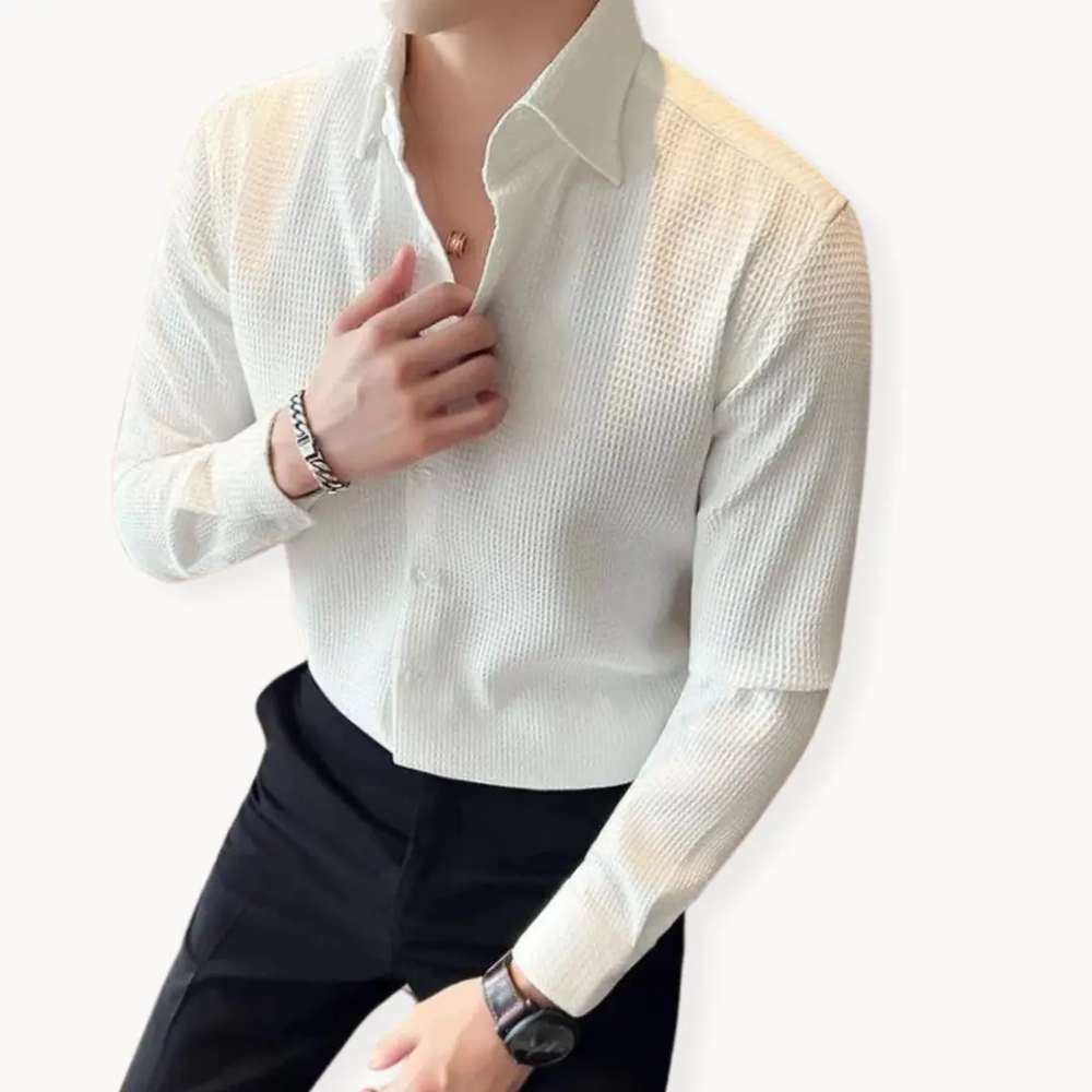Button-Front Long Sleeve - Shirt CASA LARO