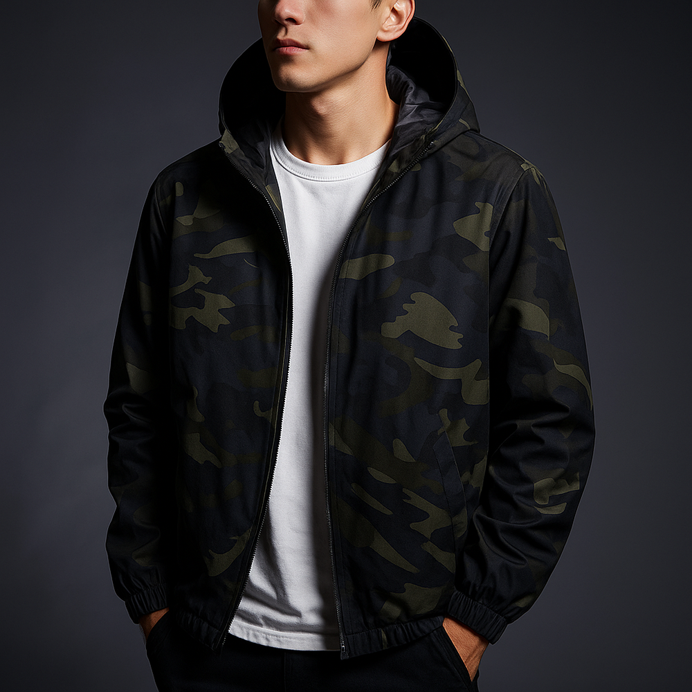 Camo Print - Windbreaker CASA LARO MEN