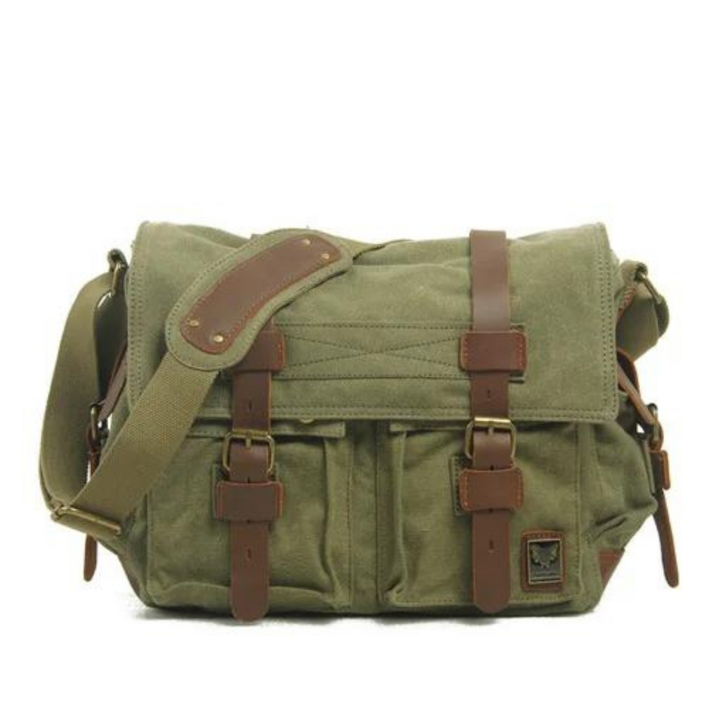 Canvas With Leather Trim - Bag CASA LARO