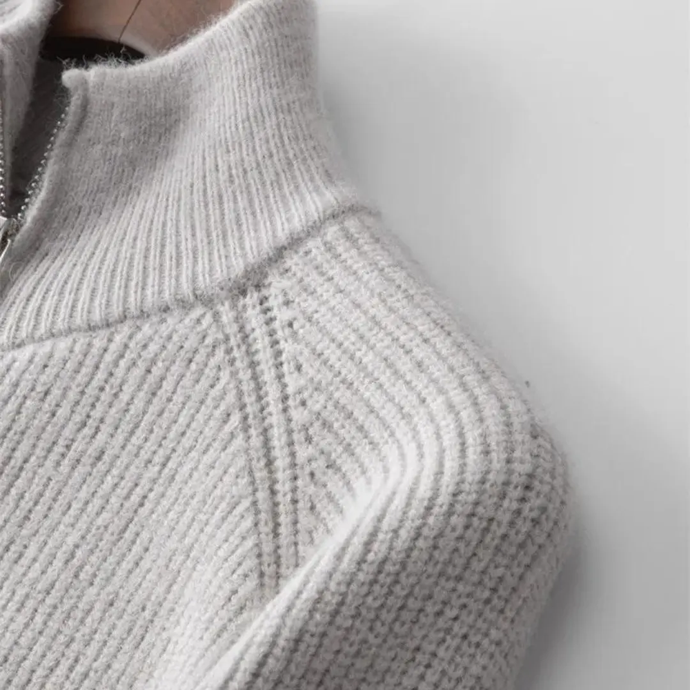 Cashmere Zip-Up - Sweater CASA LARO