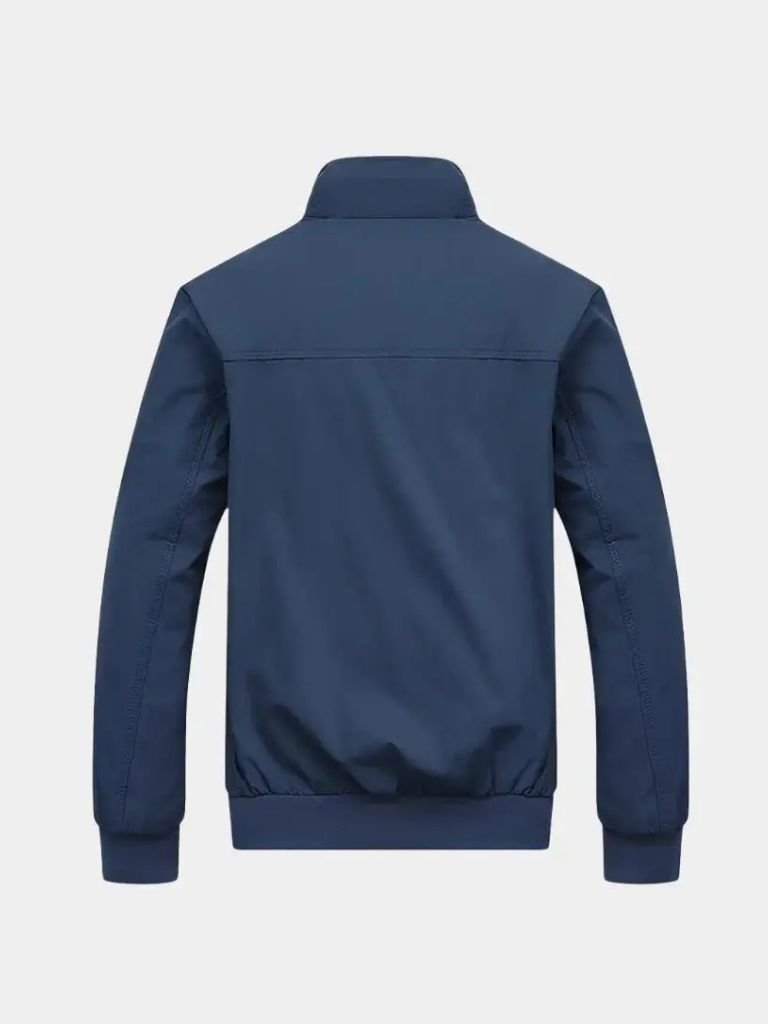 Casual Solid Bomber Jacket - Casa  Laro CASA LARO