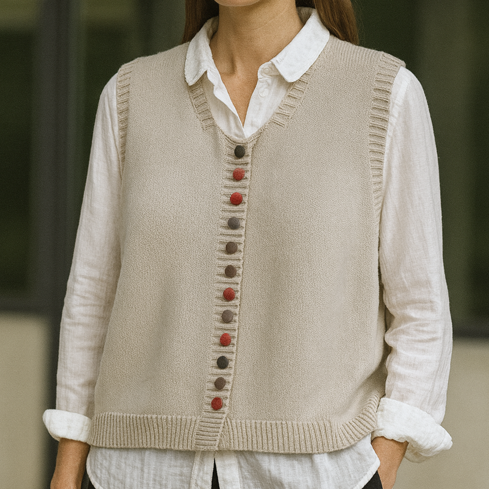 Cecilia - Relaxed-Fit Knit Cardigan CASA LARO WOMEN