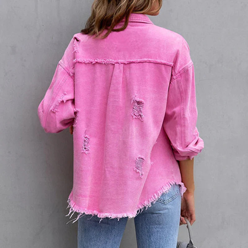 Celine Frayed Denim - Jacket CASA LARO