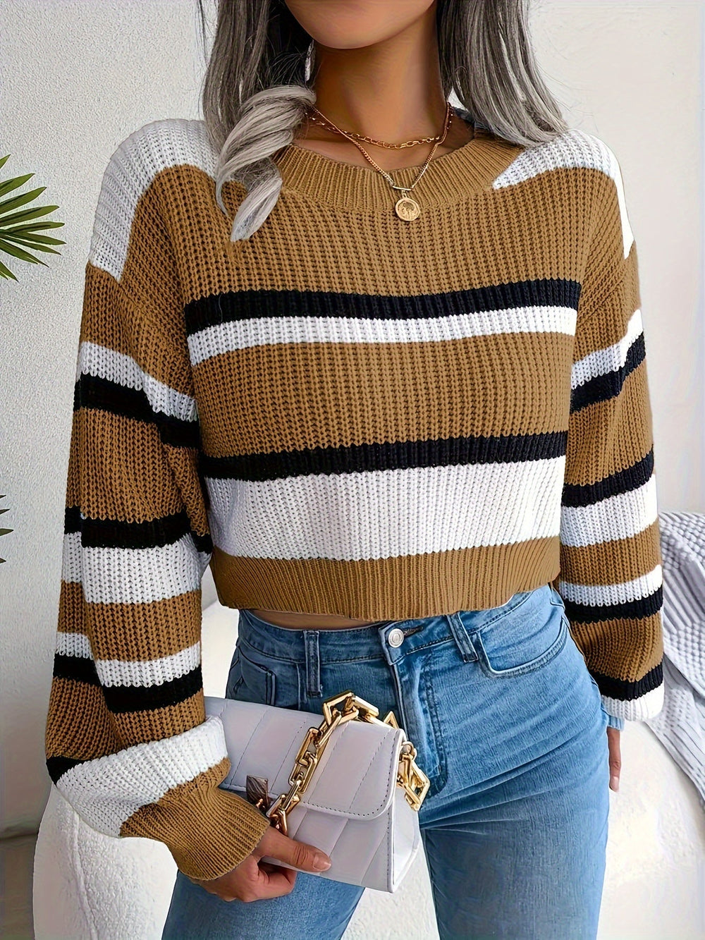 Chloé Cropped Knit - Sweater CASA LARO