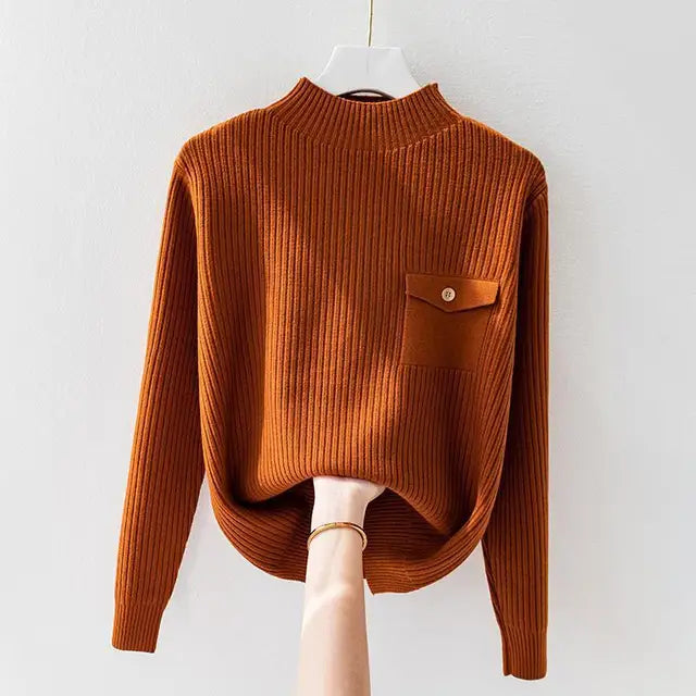Clara Ribbed Crewneck - Sweater CASA LARO