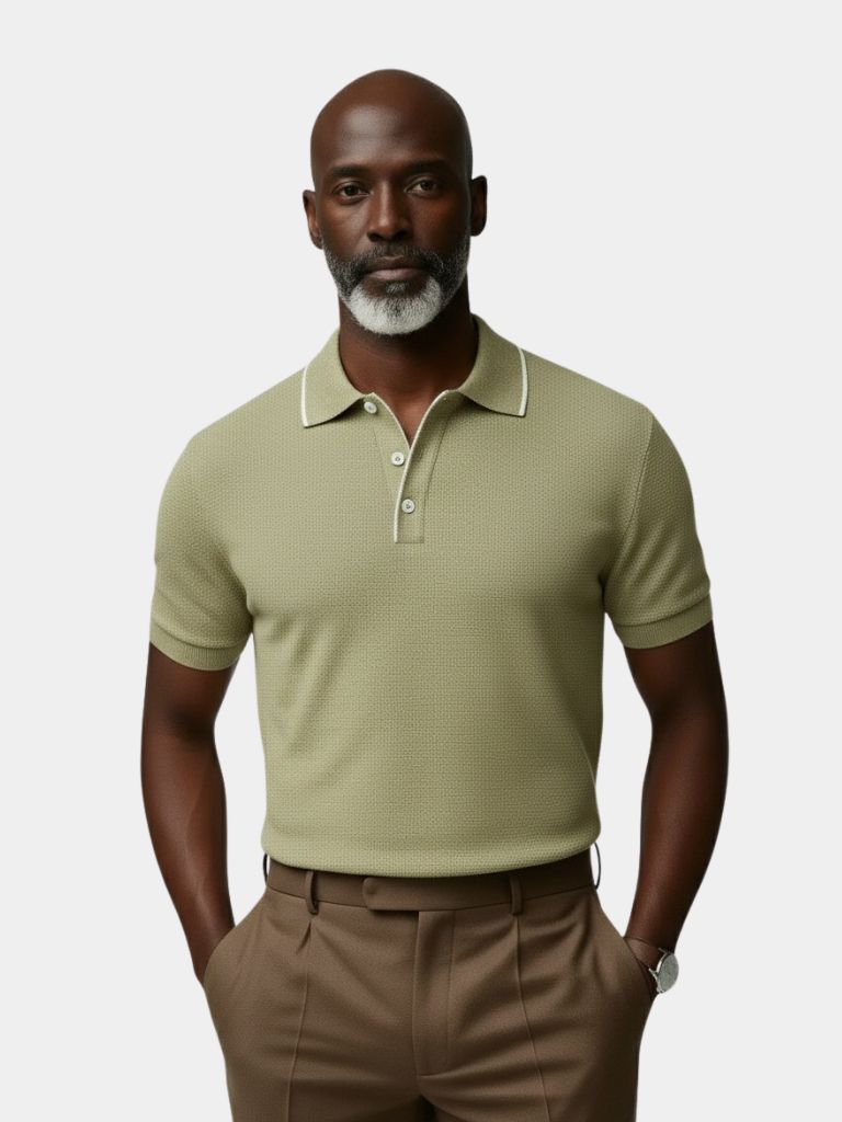 Classic Beige Polo Shirt – Casa  Laro CASA LARO