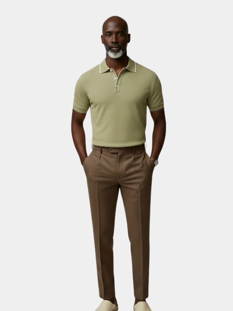 Classic Beige Polo Shirt – Casa  Laro CASA LARO