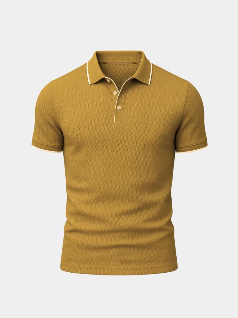 Classic Beige Polo Shirt – Casa  Laro CASA LARO