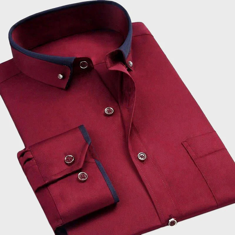 Classic Collared Button-Up - Shirt CASA LARO MEN
