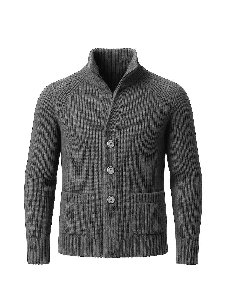 Classic Heritage Botton Knit Jacket - Casa  Laro CASA LARO