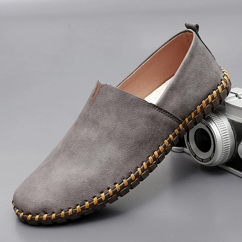 Classic Leather Penny Slip-On - Loafers CASA LARO MEN