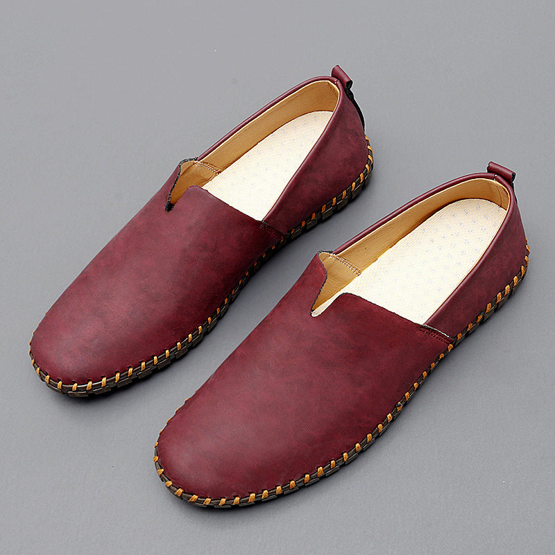 Classic Leather Penny Slip-On - Loafers CASA LARO MEN