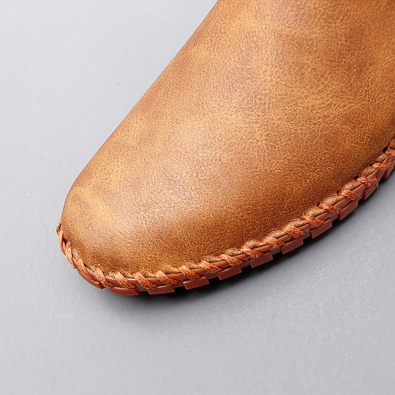 Classic Leather Penny Slip-On - Loafers CASA LARO MEN