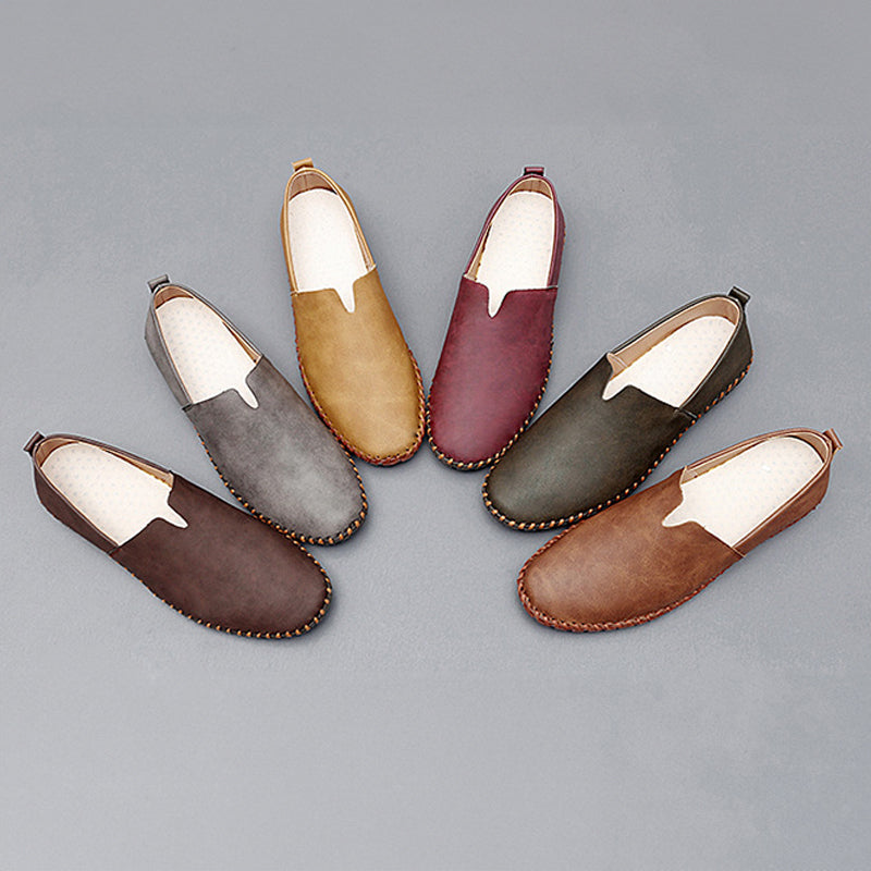 Classic Leather Penny Slip-On - Loafers CASA LARO MEN
