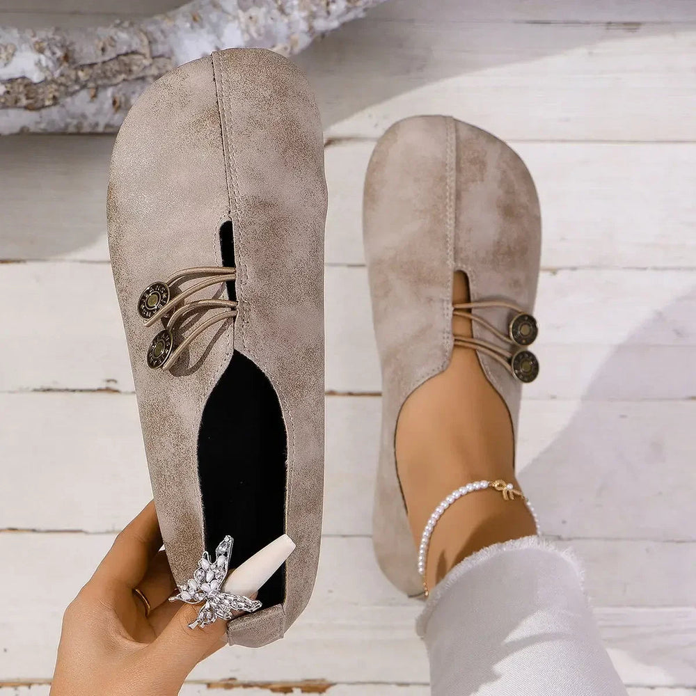 Classic Suede Slip-On - Loafers CASA LARO WOMEN