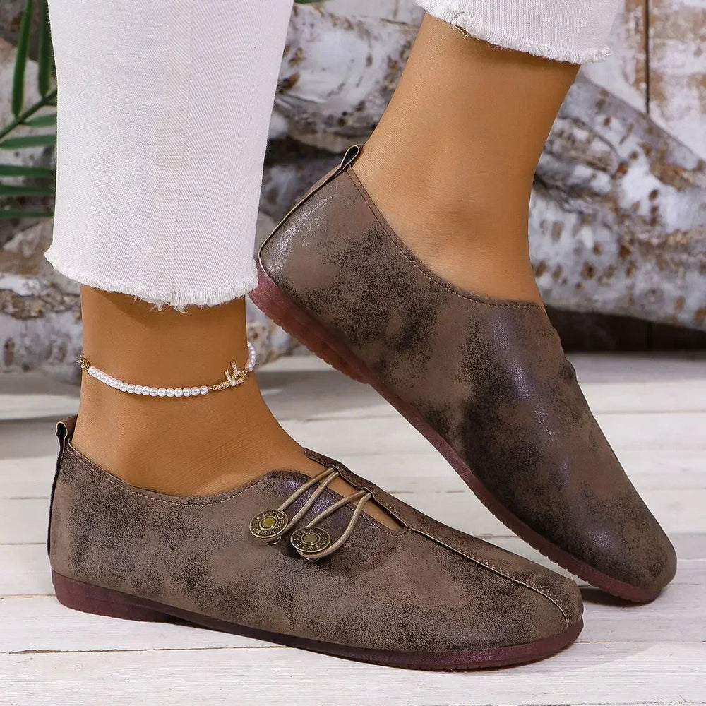 Classic Suede Slip-On - Loafers CASA LARO WOMEN