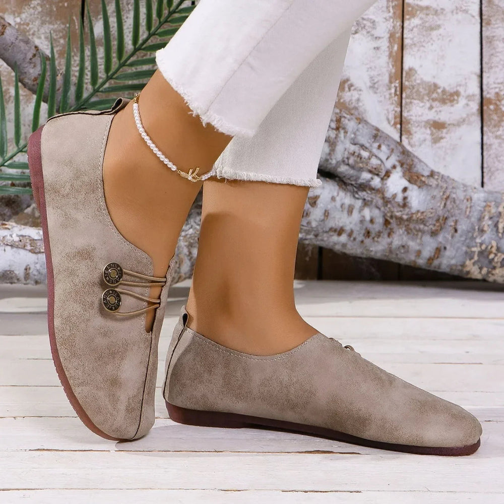 Classic Suede Slip-On - Loafers CASA LARO WOMEN